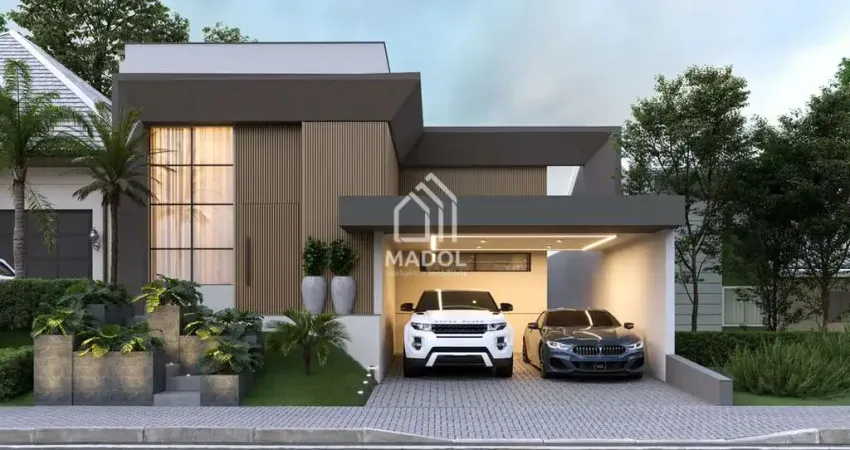 Casa com 03 quartos (sendo um suíte), em condomínio à venda, ponta grossa - pr