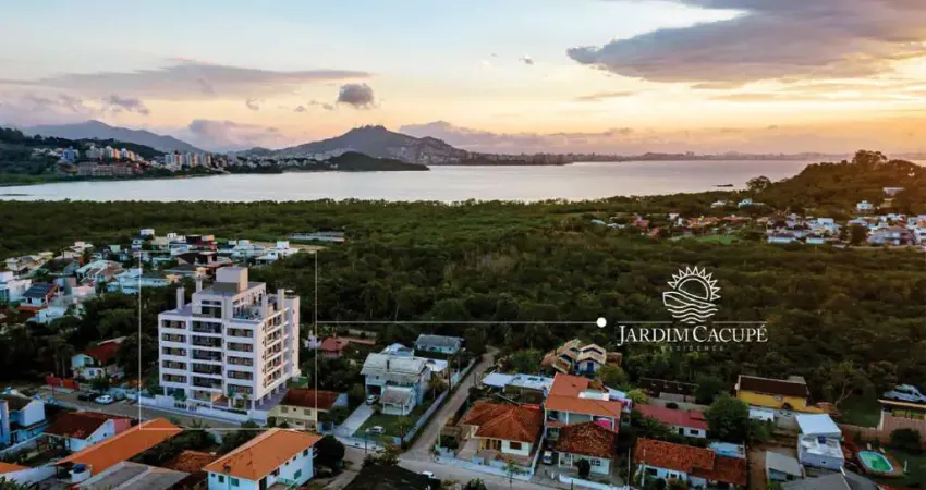 Apartamento à venda em florianópolis-sc, cacupé 2 quartos, 1 suíte, 2 banheiros 63,26 m² de área
