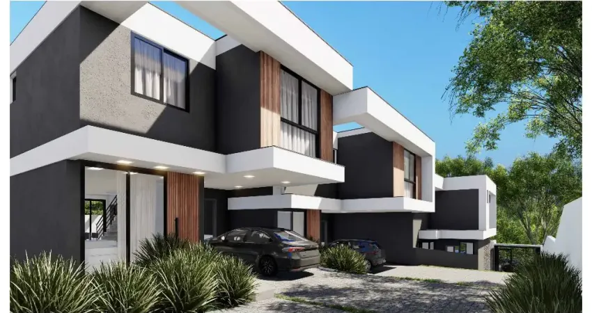 Descubra o paraíso de Villa ARUÁ, onde viver bem e com tranquilidade é uma realidade! Com três casas de alto padrão arquitetônico e construtivo