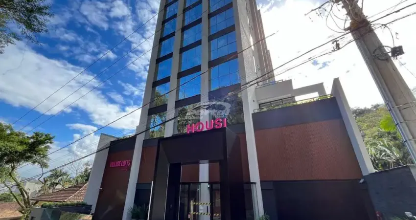 Loft em construção para venda a 200 metros da villa germânica em blumenau.