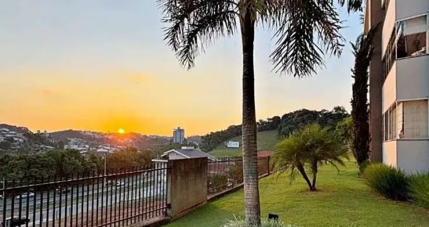 Apartamento mobiliado pronto para morar no bairro fortaleza em blumenau.