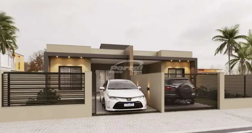 Casa com 2 dormitórios, sendo 1 suíte no bairro itajuba em barra velha/sc (cód. 22430)