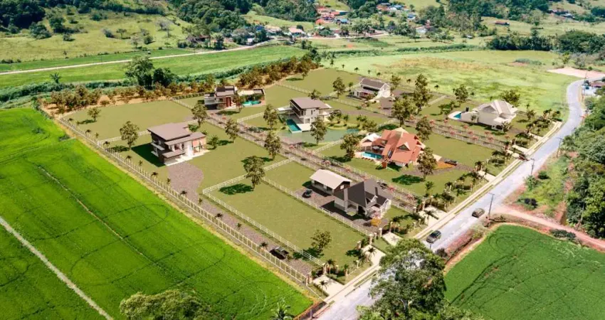 Chácaras prontas pra construir a menos de 10 minutos do centro de gaspar