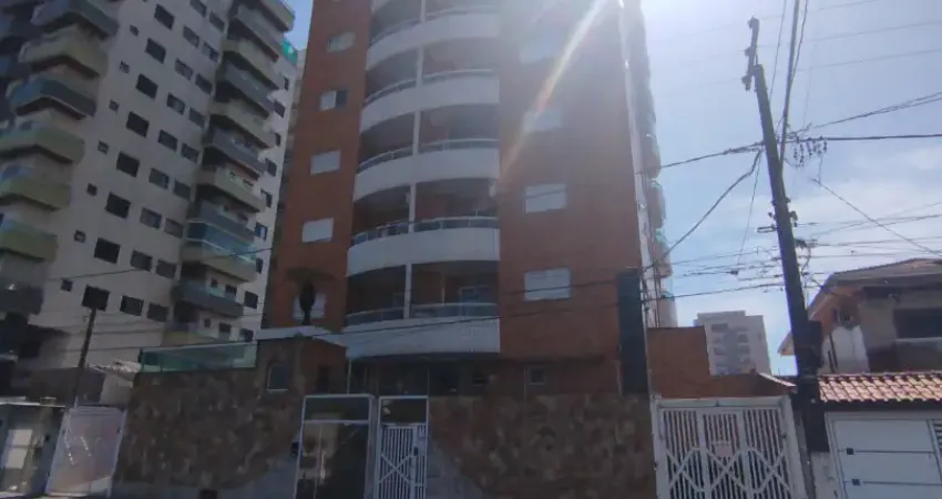 Apartamento na vila tupi com 2 dormitórios, 1 suíte, sala, cozinha e área de serviço. condomínio com piscina, salão de festas e jogos. excelente localização.