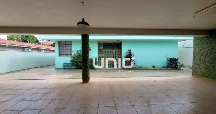 Casa com 4 suítes para alugar, 563 m² por R$ 17.000/mês - Centro - Piracicaba/SP