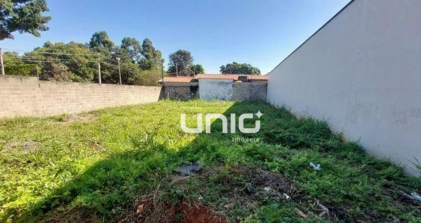 Terreno à venda, 318 m² por R$ 300.000,00 - Jardim Santa Ignês II - Piracicaba/SP