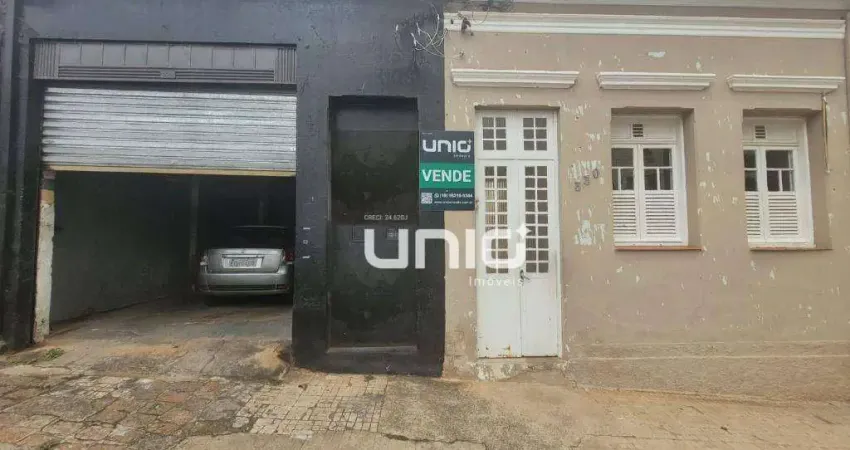 Casa com salão comercial com 5 dormitórios à venda, 258 m² por R$ 850.000 - Centro - Piracicaba/SP