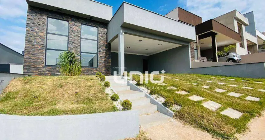 Casa com 3 dormitórios à venda, 165 m² por R$ 880.000,00 - Residencial Soleil - Piracicaba/SP