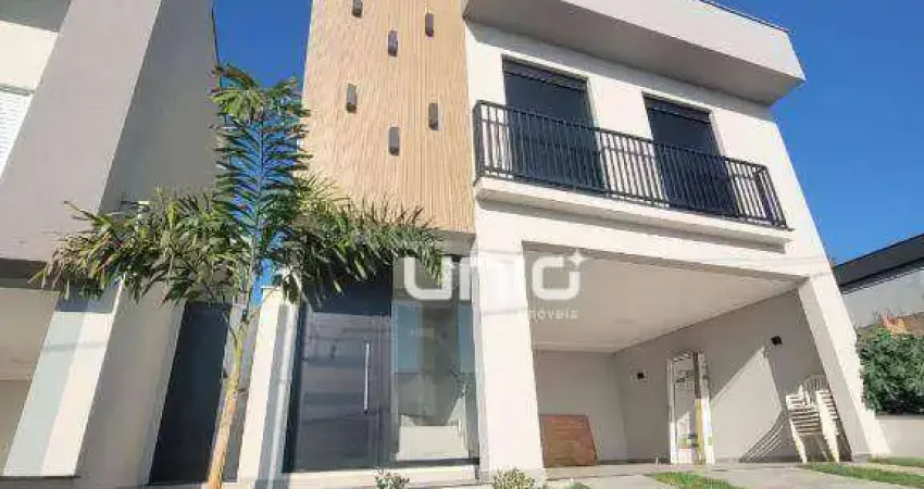Casa a venda no Condomínio Soleil - Piracicaba-SP com 3 dormitórios sendo 2 suítes - 250m² de terreno