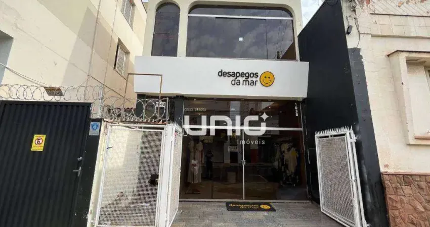 Sala comercial para alugar no bairro Centro, em Piracicaba/SP,