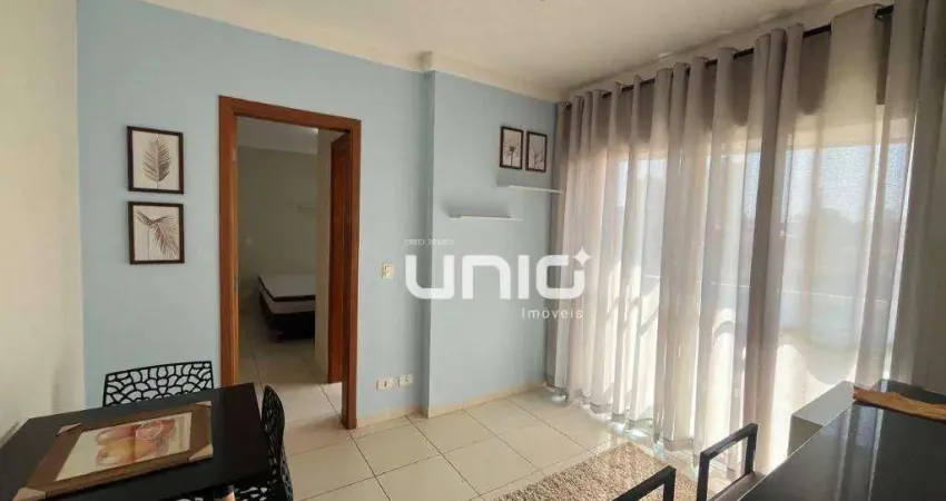 Apartamento com 1 dormitório para alugar, 37 m² por r$ 2.465,00/mês - vila independência - piracicaba/sp