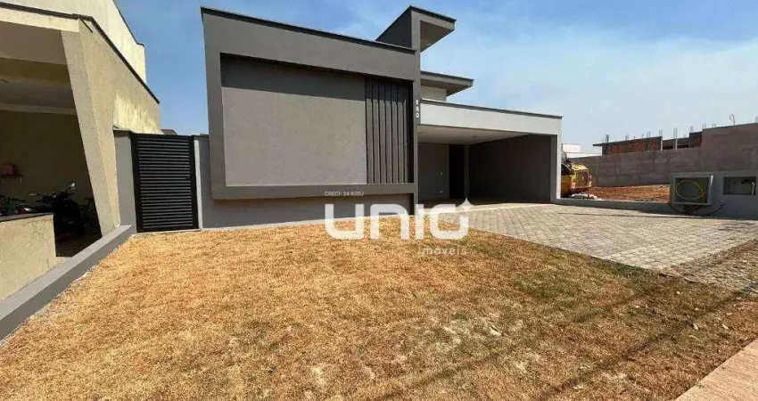 Casa térrea a venda no Loteamento Residencial e Comercial Villa D'Aquila - Piracicaba/SP com 3 suítes