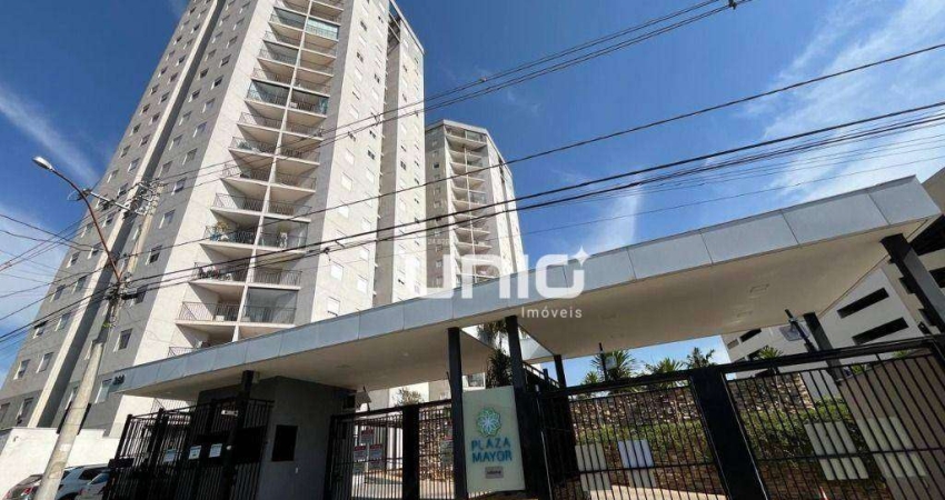 Apartamento com 2 dormitórios para alugar, 66 m² por R$ 2.970,98/mês - Paulicéia - Piracicaba/SP