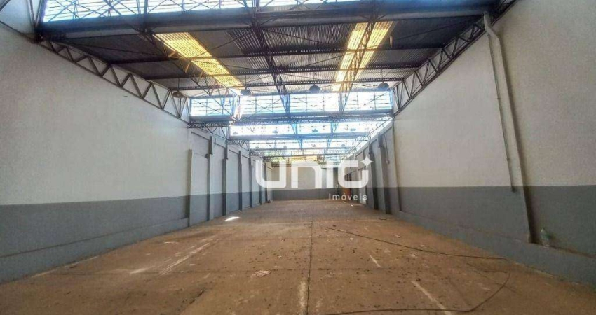 Barracão para alugar, 567 m² por R$ 7.784,36/mês - Paulista - Piracicaba/SP