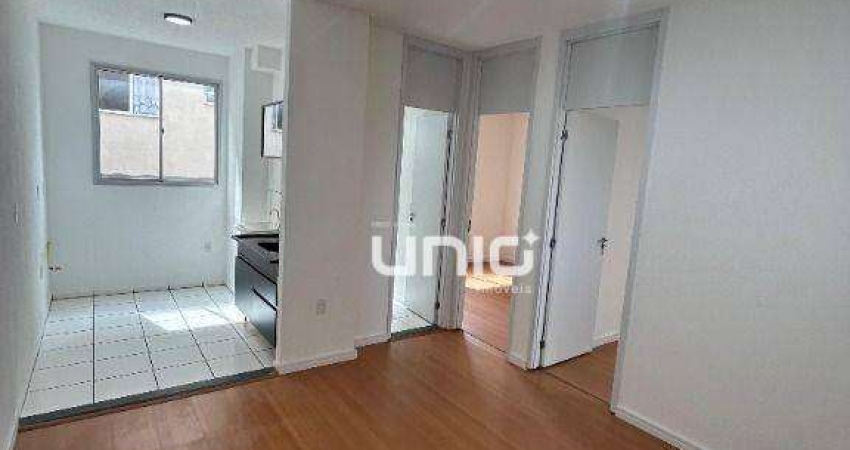 Apartamento com 2 dormitórios à venda, 43 m² por R$ 165.000,00 - Parque Orlanda I - Piracicaba/SP