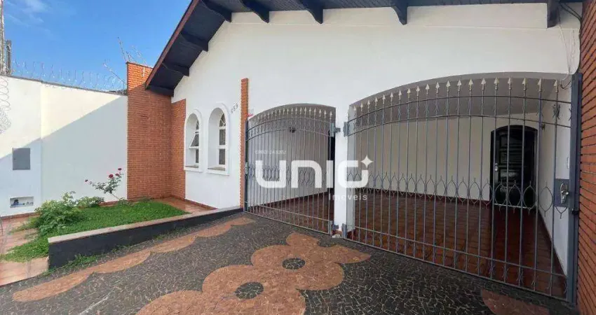 Casa com 4 dormitórios para alugar, 196 m² por R$ 4.144,86/mês - Paulista - Piracicaba/SP