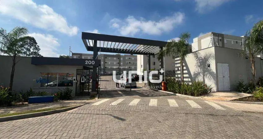 Apartamento com 2 dormitórios para alugar, 45 m² por R$ 1.445,00/mês - Residencial Itaporanga - Piracicaba/SP