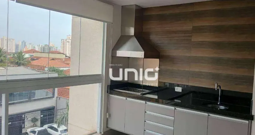 Apartamento com 3 dormitórios para alugar, 103 m² por R$ 5.750,00/mês - Alto - Piracicaba/SP