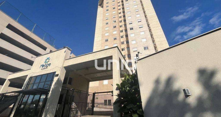 Apartamento com 2 dormitórios para locação, 62 m²  no Ed. Mirage - Paulicéia - Piracicaba/SP