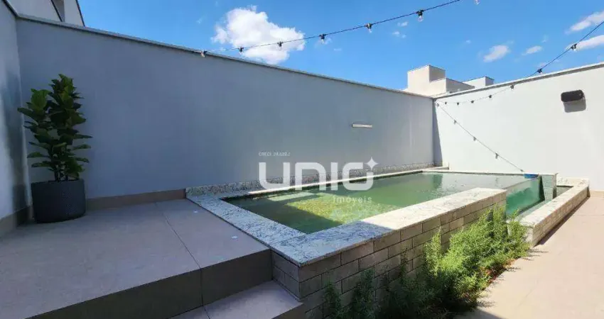 Casa nova à venda no condomínio residencial mônaco em piracicaba/sp