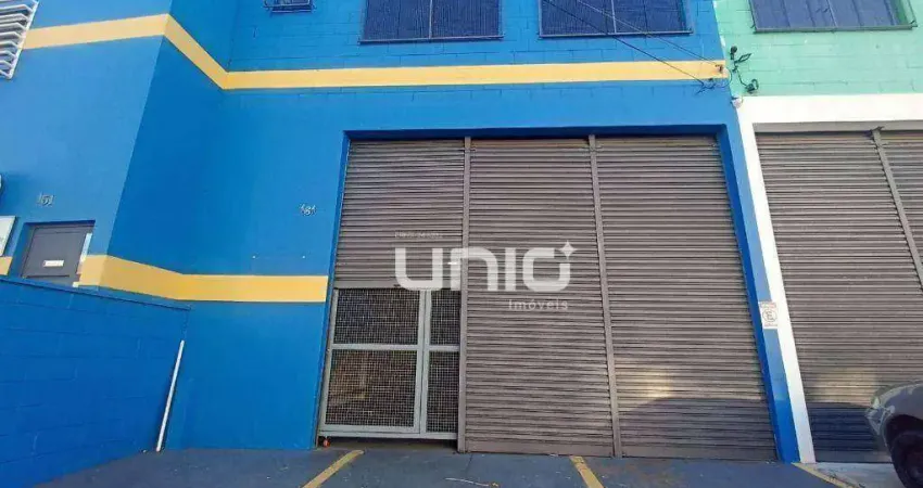 Barracão para alugar, 175 m² por R$ 2.979,00/mês - Parque Conceição II - Piracicaba/SP