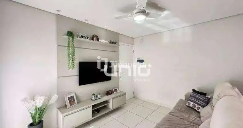 Apartamento com 2 dormitórios à venda, 55 m² por r$ 250.000,00 - campestre - piracicaba/sp