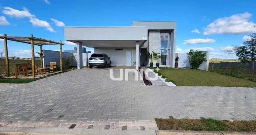 Casa térrea para venda com 3 quartos (1 suíte) no condomínio residencial terras de ártemis em piracicaba