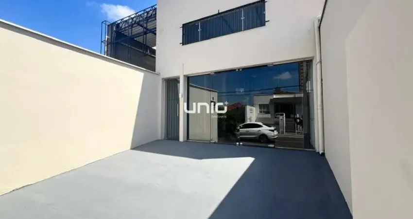 Salão comercial para locação no bairro dos alemães em piracicaba/sp.