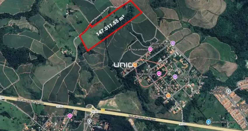Área rural à venda, 147.011,55 m² no bairro itaperu em piracicaba-sp