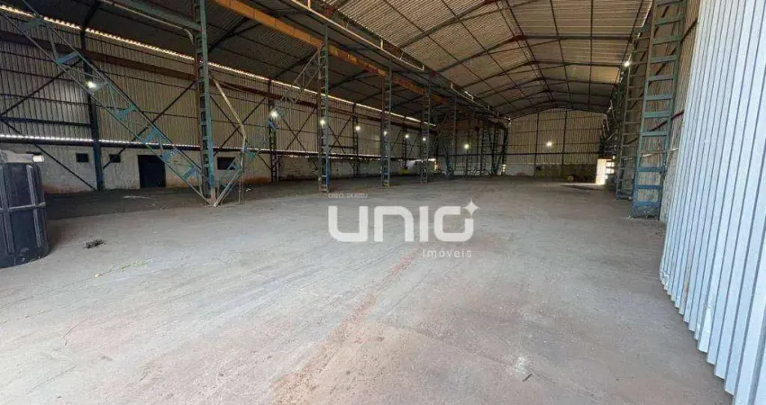 Barracão para alugar, 2.000 m² por r$ 20.000/mês - santa terezinha - piracicaba/sp