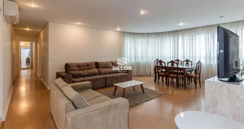 Apartamento mobiliado com 4 quartos para alugar no ecoville em curitiba