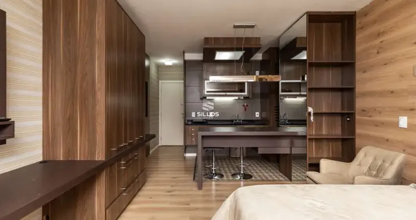 Studio para alugar com 1 quarto mobiliado no centro cívico em curitiba