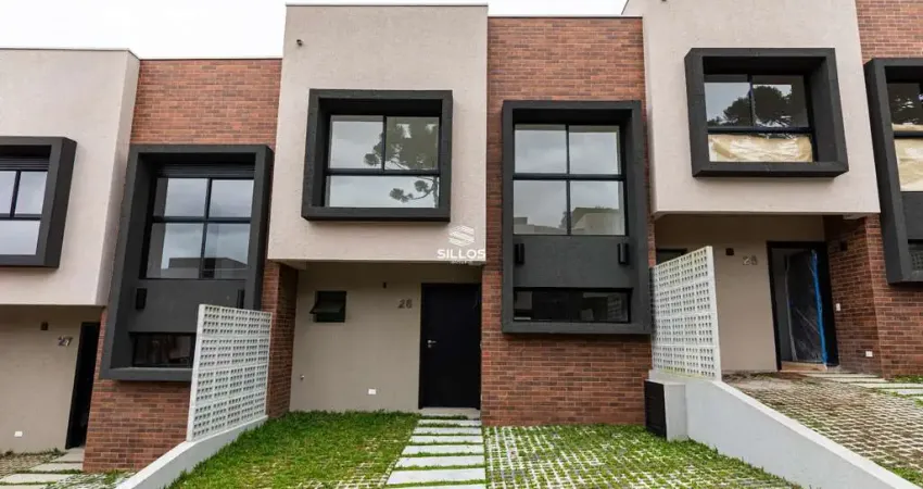 Sobrado em condomínio à venda com 3 quartos em santa felicidade curitiba