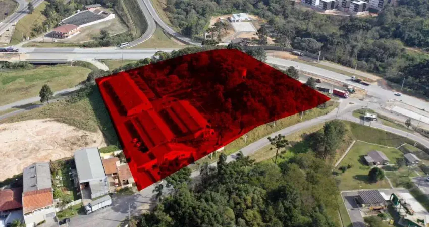 Terreno industrial à venda na rodovia dos minérios em almirante em tamandaré/pr