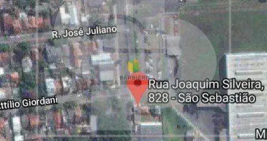 Terreno com 403 m2 na rua joaquim silveira - bairro são sebastião