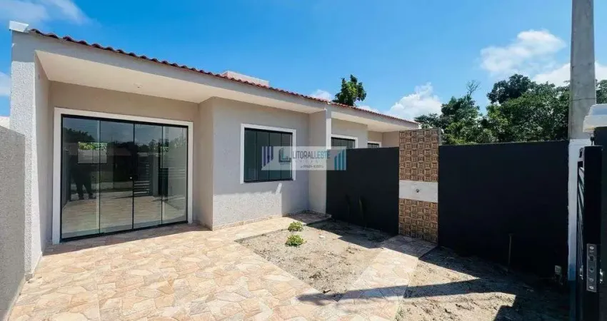 Residência nova - teto em laje -excelente acabamento - 2 dormitórios - averbada.
