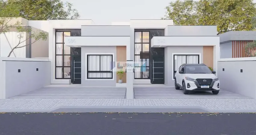 Residência nova com amplo quintal - 3 dormitórios sendo uma suíte.