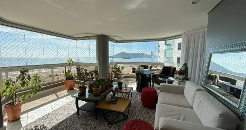 Leonardo da vinci - apartamento frente mar mobiliado em balneário camboriú
