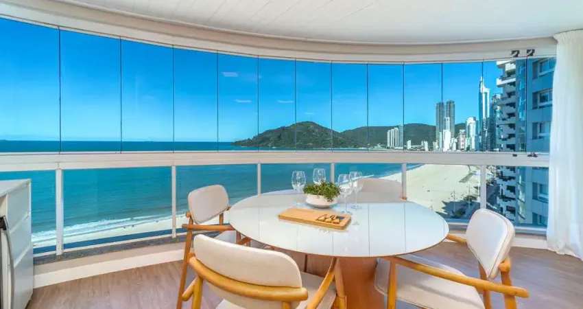 Number one - apartamento mobiliado frente mar em balneário camboriú