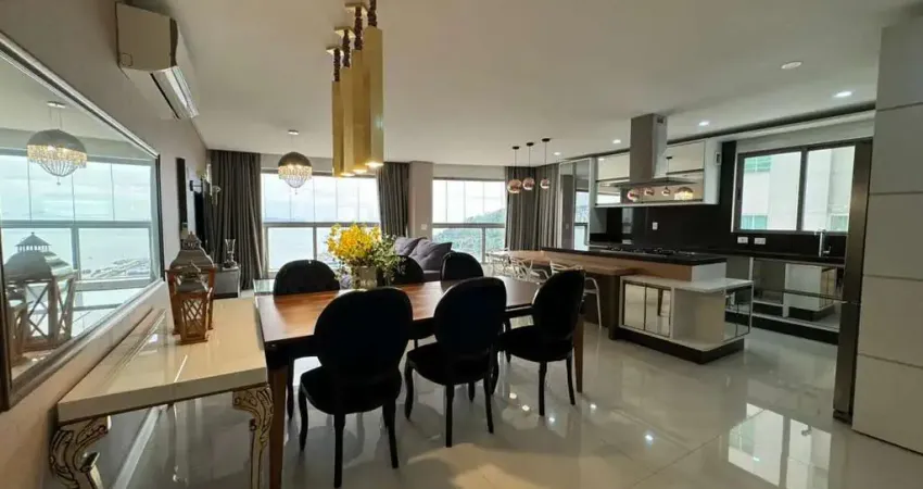 Apartamento mobiliado frente mar para locação anual em balneário camboriú