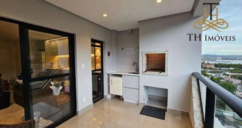 Apartamento com 2 dormitórios para alugar, 75 m² por r$ 5.650/mês - fazenda - itajaí/sc