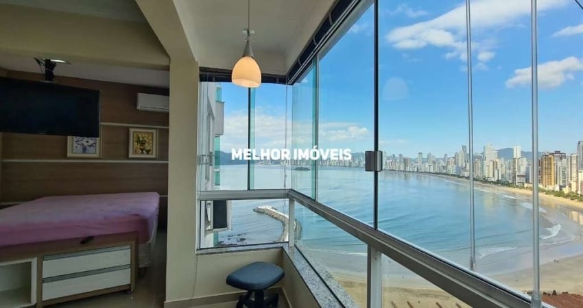 Apartamento Loft Mobiliado para Locação Anual com Vista Mar Localizado em Balneário Camboriú - SC