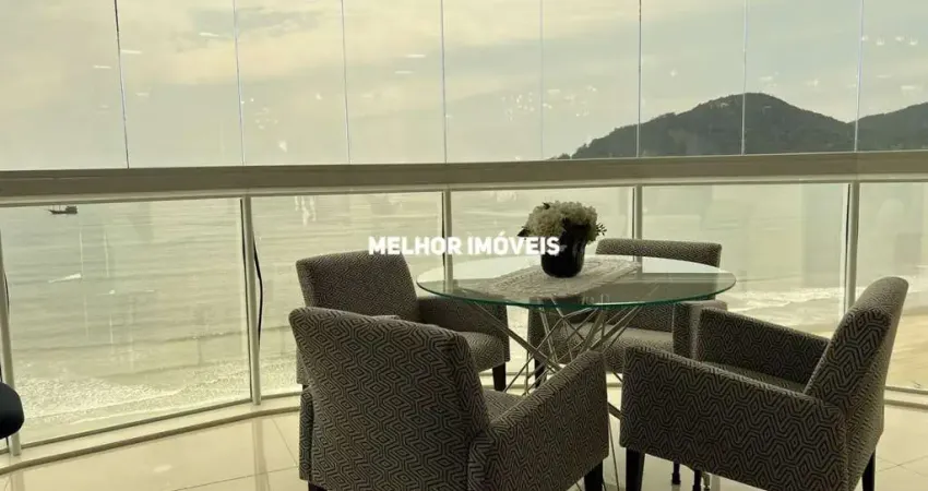 Apartamento frente mar para locação anual mobiliado, decorado e equipado com 04 suítes sendo 01 máster, localizado no centro de balneário camboriú .