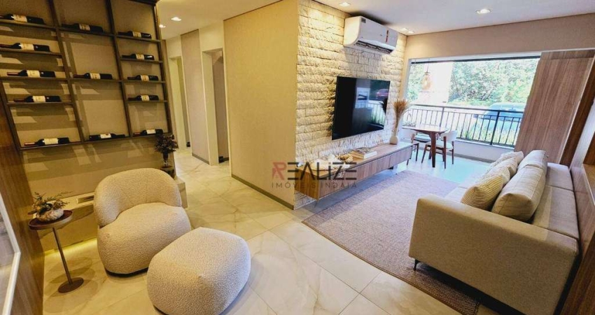 Apartamento Lançamento com 3 dormitórios à venda, 91 m² a partir de R$ 898.000 - Botânica Flora Brasilis - Indaiatuba/SP