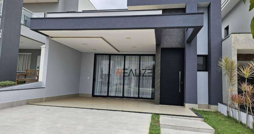 Oportunidade! Casa com 3 suítes à venda, 140 m² por R$ 1.100.000 - Condomínio Jardim Brescia - Indaiatuba/SP