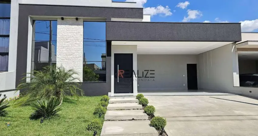 Casa térrea moderna com moveis planejados e 3 suítes à venda, 192 m² por R$ 1.680.000 - Condomínio Residencial Milano - Indaiatuba/SP