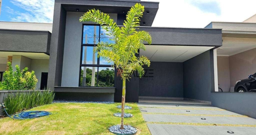 Casa com vista livre e 3 dormitórios à venda, 134 m² por R$ 1.190.000 - Condomínio Park Gran Reserve - Indaiatuba/SP