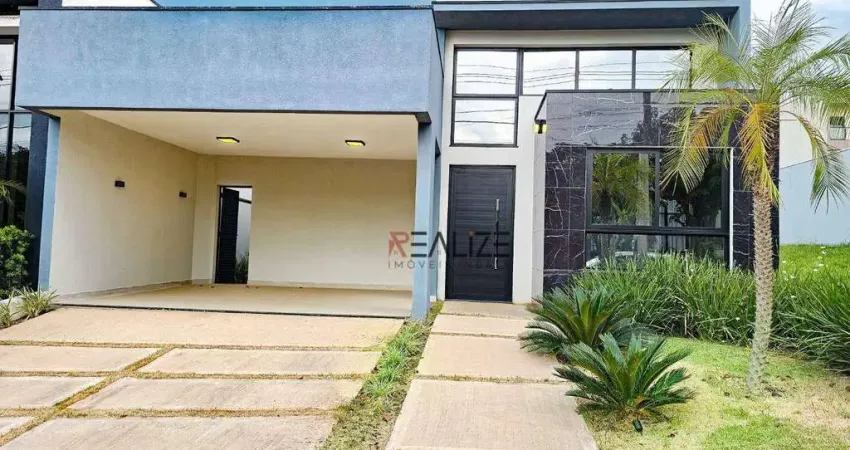 Casa com escritório e 3 dormitórios à venda, 195 m² por R$ 1.395.000 - Condomínio Jardim Piemonte - Indaiatuba/SP
