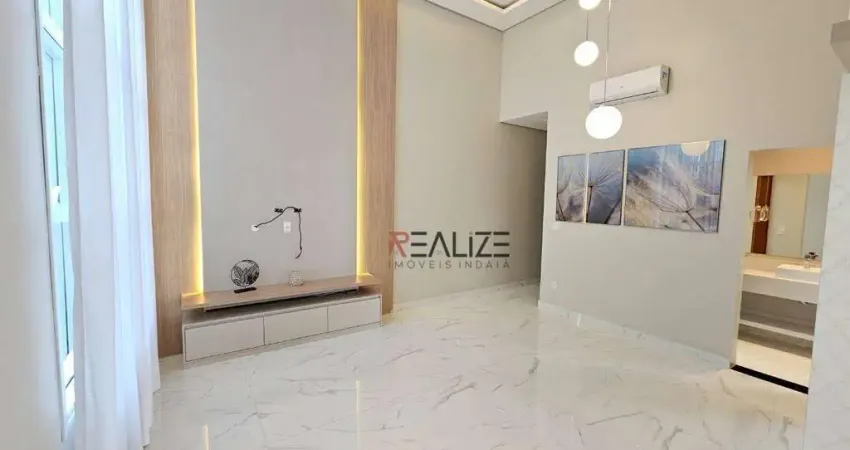 Casa moderna com 3 dormitórios à venda, 156 m² por R$ 1.800.000 - Condomínio Próximo ao Parque Ecológico - Indaiatuba/SP