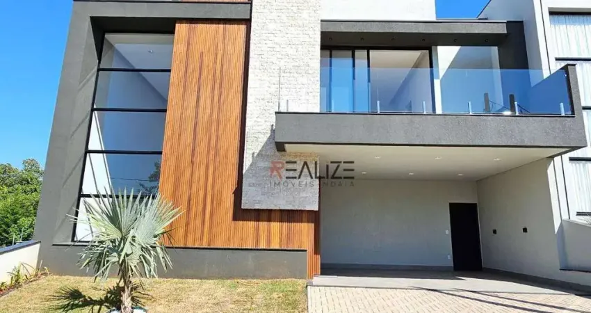 Casa/Sobrado moderno com 4 suítes à venda, 299 m² por R$ 2.489.000 - Condomínio Alto Padrão - Indaiatuba/SP